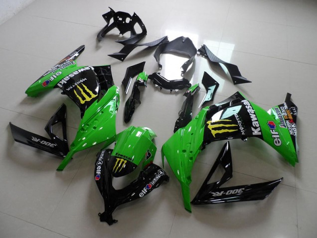 ZX 300R 13-16 - Negro Verde Monster