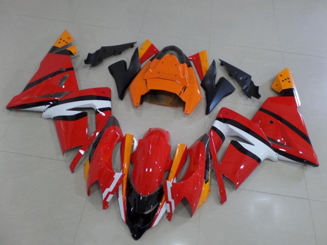 ZX10R 03-05 - Naranja Negro & Blanco