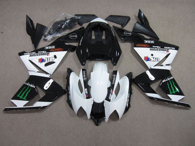 ZX10R 03-05 - Negro Blanco Monster