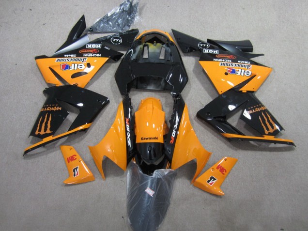 ZX10R 03-05 - Negro Naranja 3M Monster