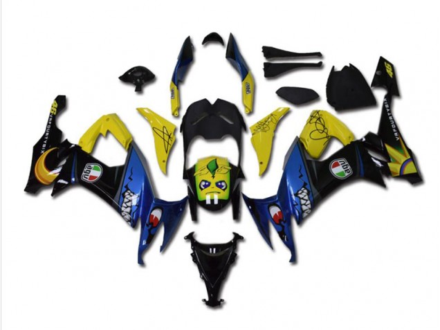 ZX10R 08-10 - Azul Tiburón ZX10R 08-10 - Azul Tiburón