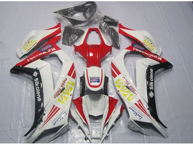ZX10R 11-15 - Blanco Rojo Silkolene ZX10R 11-15 - Blanco Rojo Silkolene