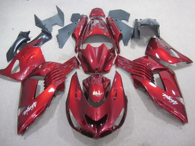 ZX14R ZZR 1400 06-11 - Rojo Blanco Ninja Calcomanía