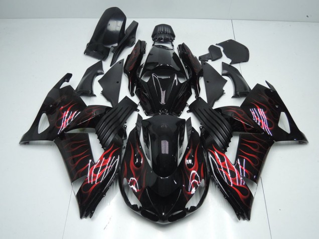ZX14R ZZR 1400 06-11 - Rojo Llama