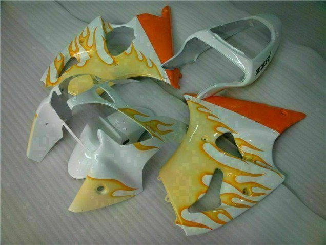 ZX6R 00-02 - Blanco Amarillo Llama