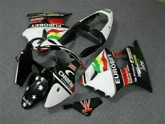 ZX6R 00-02 - Negro Blanco Eurobet