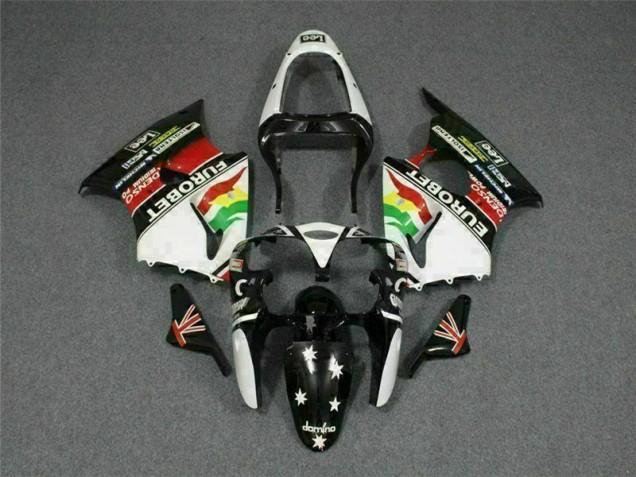 ZX6R 00-02 - Negro Blanco Eurobet