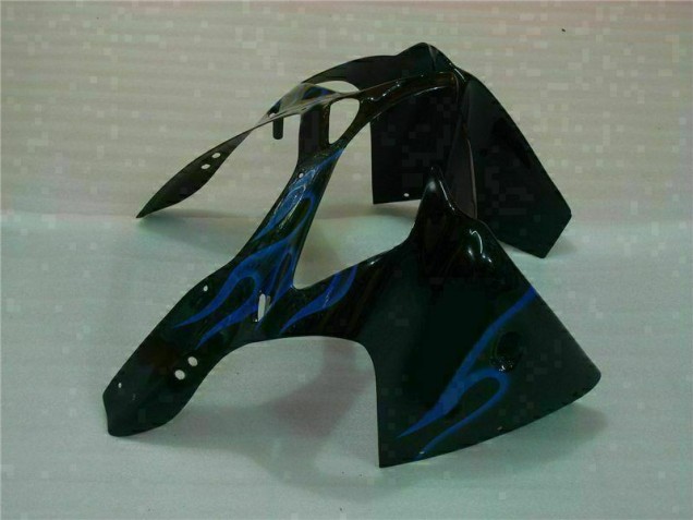 ZX6R 00-02 - Negro con Azul Llama