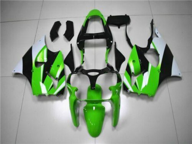 ZX6R 00-02 - Verde Blanco Negro