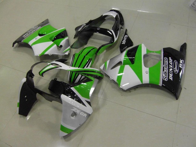 ZX6R 00-02 - Verde Blanco Raya