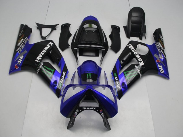 ZX6R 03-04 - Azul Monster