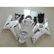 ZX6R 03-04 - Blanco con Plata Calcomanías
