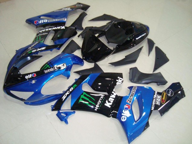 ZX6R 05-06 - Azul Monster