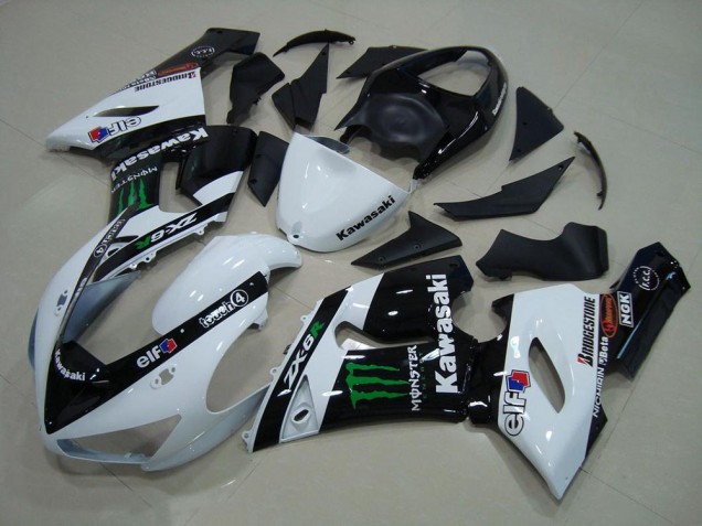 ZX6R 05-06 - Blanco Monster