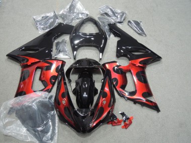 ZX6R 05-06 - Negro Rojo