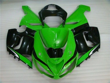 ZX6R 05-06 - Verde Blanco Negro