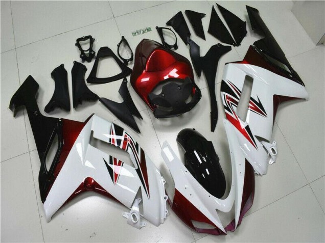 ZX6R 07-08 - Blanco Negro Rojo