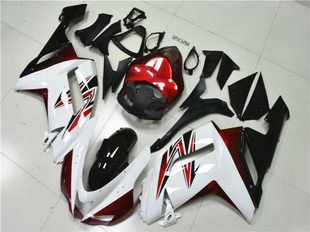 ZX6R 07-08 - Blanco Negro Rojo