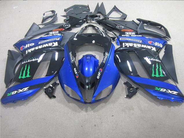 ZX6R 07-08 - Negro Azul Monster ZX6R 07-08 - Negro Azul Monster