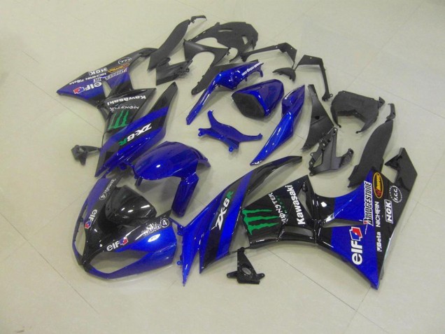 ZX6R 09-12 - Azul Monster