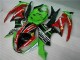 ZX6R 09-12 - Negro Rojo Verde Motocard