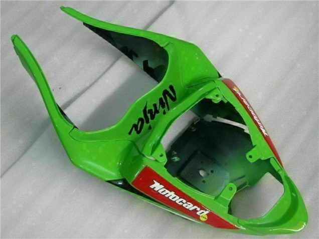 ZX6R 09-12 - Negro Rojo Verde Motocard
