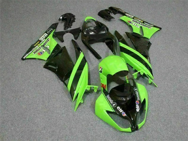 ZX6R 09-12 - Negro Verde 3M Touch4