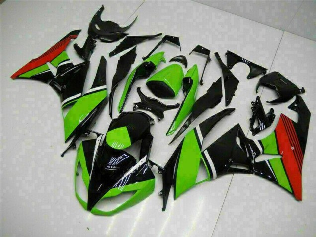 ZX6R 09-12 - Negro Verde Roja