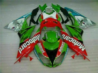 ZX6R 09-12 - Rojo Verde Motocard