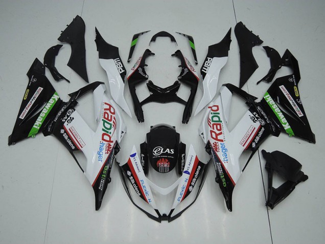 ZX6R 13-18 - Negro Blanco Rapid Hager