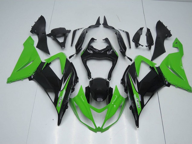 ZX6R 13-18 - Negro Verde 636 ZX6R 13-18 - Negro Verde 636