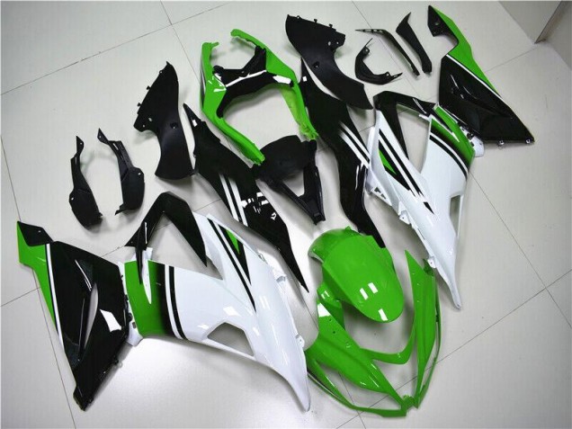 ZX6R 13-18 - Verde Blanco Negro