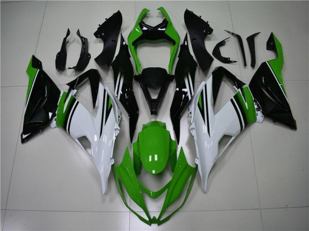 ZX6R 13-18 - Verde Blanco Negro