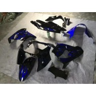 ZX9R 00-01 - Brillante Negro Azul Llama