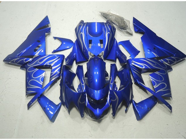 ZX10R 03-05 - Azul Blanco Llama