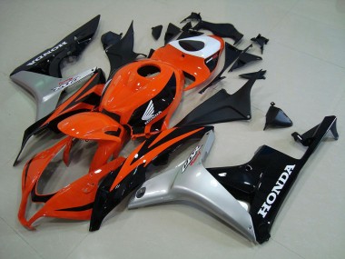 CBR 600 RR 07-08 - Naranja Plata Negro