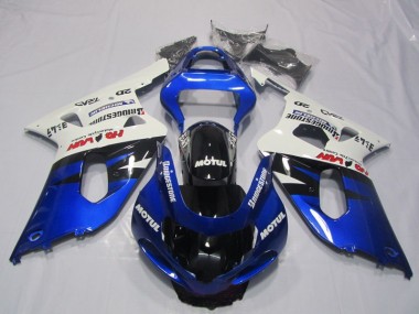 GSXR 600 K1 K2 K3 01-03 - Azul Blanco Motul