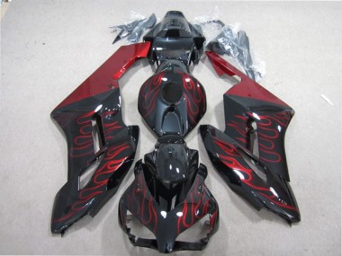 CBR 1000 RR 04-05 - Negro Rojo Llama