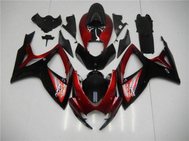 GSXR 600 / 750 K6 06-07 - Rojo Negro