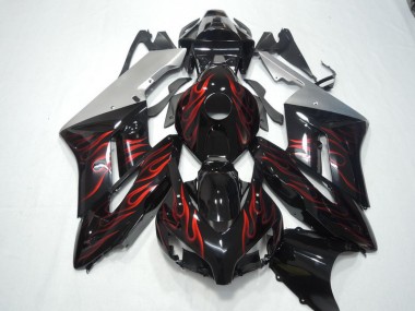 CBR 1000 RR 04-05 - Negro Rojo Llama