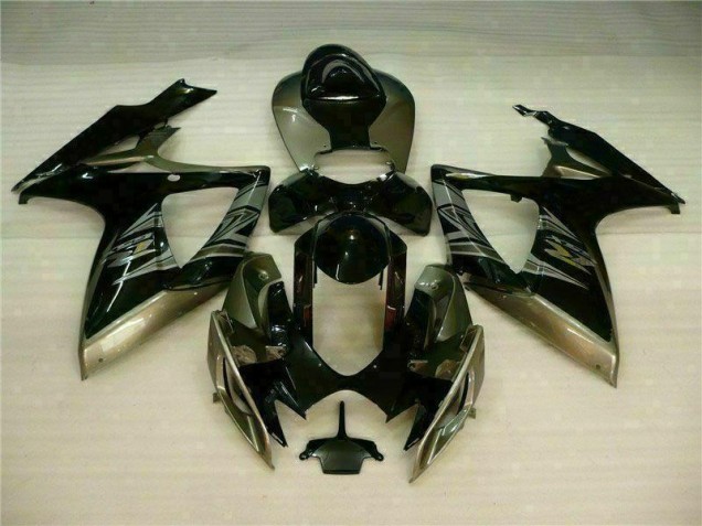 GSXR 600 / 750 K6 06-07 - Negro Gris GSXR 600 / 750 K6 06-07 - Negro Gris