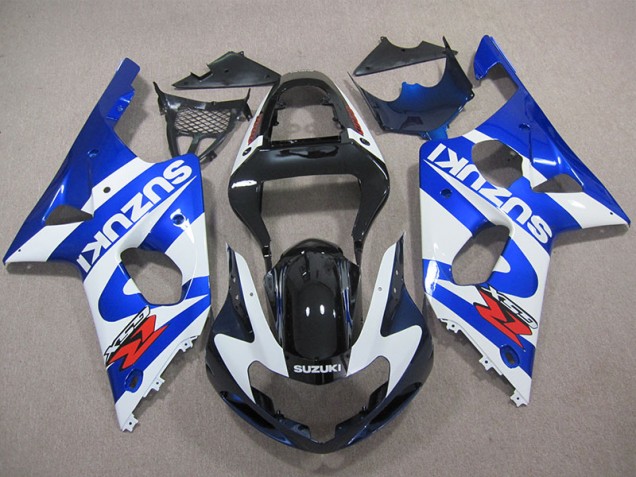 GSXR 1000 K1 00-02 - Azul Blanco Calcomanía