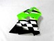 ZX6R 00-02 - Verde Negro Blanco