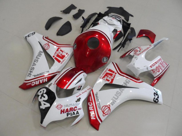 CBR 1000 RR 08-11 - Blanco Rojo HARC Pro PIAA 634