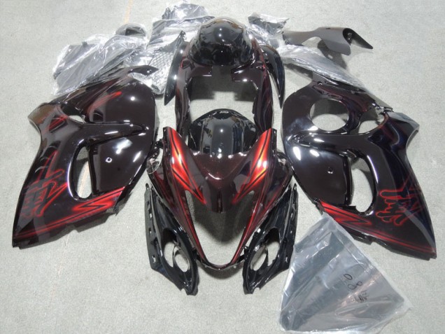 GSXR 1300 Hayabusa 08-19 - Negro Rojo