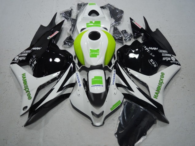 CBR 600 RR 09-12 - Negro Blanco Verde Hannspree