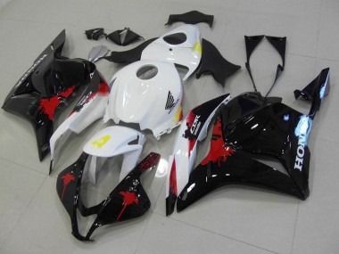 CBR 600 RR 09-12 - Negro Rojo Blanco