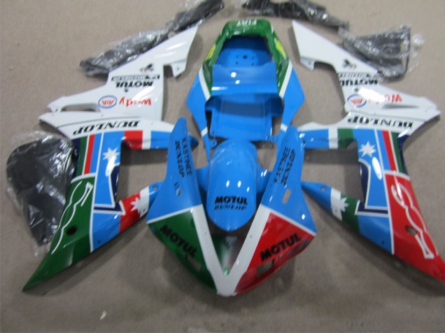 CBR 1000 RR 04-05 - Azul Rojo Verde Motul
